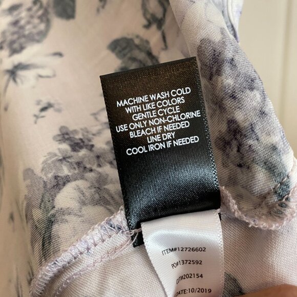 Torrid Lavender Purple Floral Print Tank - Picture 9 of 11